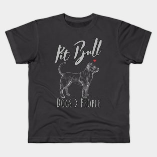 Pit Bull - Dogs > People Kids T-Shirt
